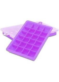 Intirilife Eiswürfelform 2er Set , Lila , Kunststoff , 13x2.5x18 cm , Essen & Trinken, Barausstattung