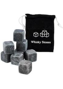 Intirilife Whiskey Steine 9 Stück , Grau , Stein , 2x2x2 cm , Essen & Trinken, Barausstattung