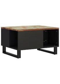 vidaXL Mesa de centro de madera maciza reciclada 60x50x35 cm
