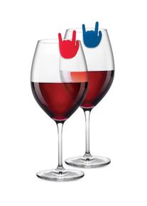 Winkee Rocks - Rock Hand Set Of 8 - Glass Marker - wielobarwny - Onesize - 100% silikonu