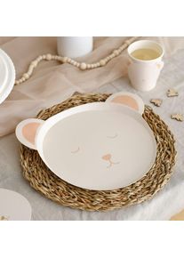 Ginger Ray 8 assiettes en carton Freddy le Teddy