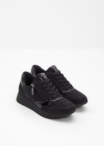 Sneaker Jana confortevole in larghezza comoda, Nero, Taglia 42, bonprix