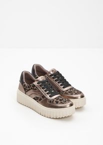 Sneaker con plateau Jana, Beige, Taglia 38, bonprix