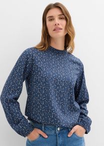 Tunica in viscosa fluente, Blu, Taglia 52, bonprix