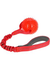 KERBL Pet Bungee Spike Hundespielzeug, rot