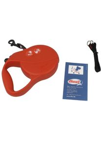 Flexi Compact II Hundeleine, 5m, bis 25kg, rot