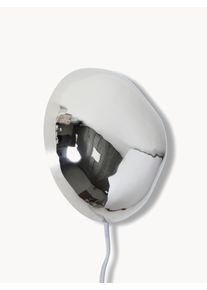 HKliving Kinkiet Orb Srebrny Metal Ø 19 x G 9 cm