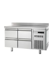 Table congélation Premium 0/4 avec dosseret | Professionnel | HoReCa | CHR