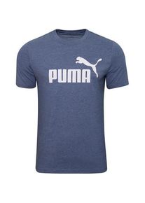 Puma, Herren, Sportshirt, ESS No. 1 Logo Heather Tee (s) (M), Blau, M