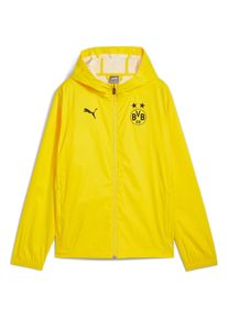 Puma, Unisex, Laufjacke, BVB Training All Weather Jacket Jr (116), Gelb, 116