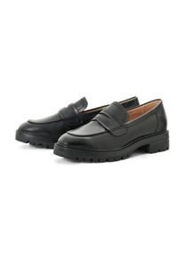 Tchibo - Leder-Loafer - Damen - Gr. 40 - schwarz