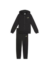 Puma, Jungen, Laufjacke, Hooded Full-Zip Poly Suit B (176), Schwarz, 176