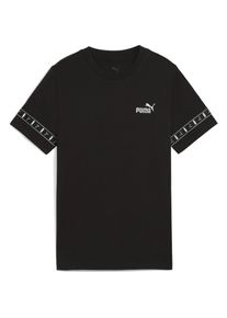 Puma, Mädchen, Sportshirt, ESS TAPE Layout Tee B (128), Schwarz, 128