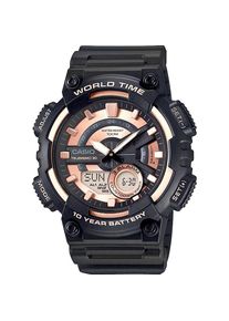 Casio, Armbanduhr, Orologio al Quarzo Analogico-Digitale AEQ-110W, Schwarz