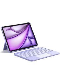 Inateck Keyboard iPad 11" (DE, iPad 2022 (10. Gen)), Tablet Tastatur, Violett