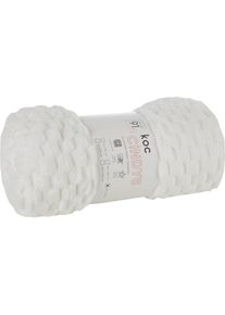 Eurofirany, Decke, Decke DESIGN 91 CINDY 6, weich und angenehm anzufassen, mit geprägtem 3D-Muster, 150 x 200 cm (150 x 200 cm)