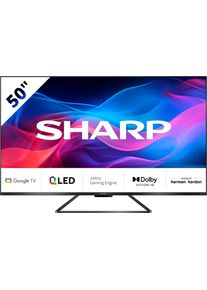 Sharp QLED-Fernseher »4T-C50GRx« 126 cm/50 ′′ Smart-TV in schwarz, Größe 50 ′′