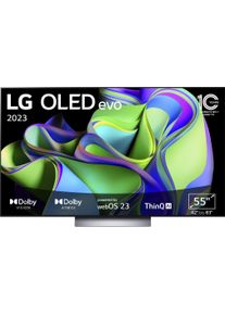 LG OLED-Fernseher »OLED55C37LA« 139 cm/55 ′′ Smart-TV OLED evo in schwarz, Größe 55 ′′