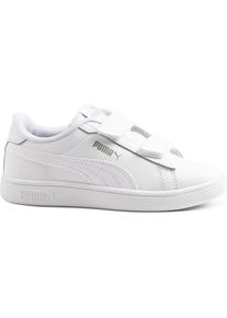 Puma, Mädchen, Sneakers, Smash 3.0 L V PS, Weiss, (32)