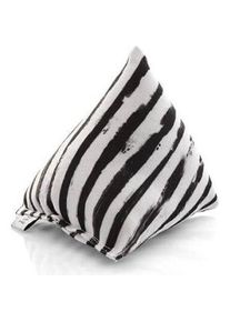 CanadianCat Pyramide XL Zebra mit Baldrian (Katzenminzespielzeug), Katzenspielzeug