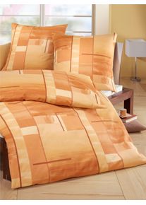 Biberna Bettwäsche 2 Stk. tlg. in orange, Größe B/L: 80 cm x 80 cm