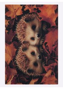 unisex Voetmat in Eekhoorn ,maat 40x60 cm, WITT, 100% Polyamide