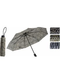 Regenschirm, Faltbarer Regenschirm Mini gedruckt 53 cm, Mehrfarbig