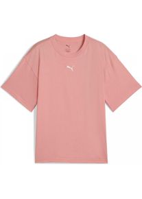 Puma, Mädchen, Sportshirt, ESS Boxy Tee G (140), Schwarz, 140