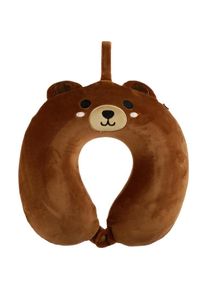 Puckator, Reisezubehör, Relaxeazzz Plüsch Bär Plüsch Memory Schaumstoff Reisekissen