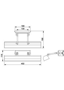 Elstead Lighting, Wandleuchte + Deckenleuchte, Chawton (E14)