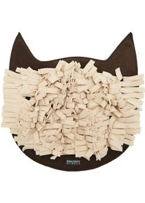 Knauder's Best Katzen-Spielzeug Schnüffelrasen, Braun (Futterspielzeug Katze), Katzenspielzeug