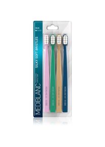MEDIBLANC Toothbrush Silk spazzolino da denti con setole fini 4 pz