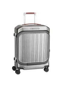 Piquadro, Koffer, PQ-Light - Fast-Check Handgepäck Hartschalentrolley Schwarz/Leder, Schwarz, (37 l)