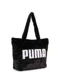Puma, Tasche, UP FAUX FUR Shopper, Schwarz, (17 l)