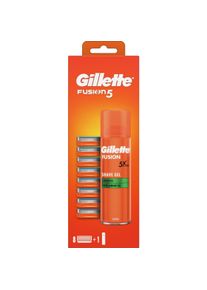Gillette, Rasierklingen, Fusion Ersatzkopf - Rasiergel (8 x)
