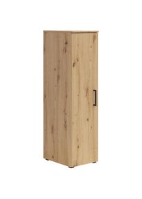 Mehrzweckschrank, Eiche Artisan, Kunststoff, 3 F&auml;cher, 30x115x40 cm, FSC Mix, h&auml;ngend, stehend, Waschk&uuml;che, Mehrzweckschr&auml;nke