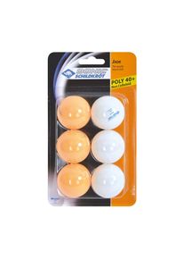 Loptičky na stolný tenis SCHILDKROT Jade Poly 40+ 6ks