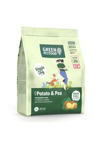 900g Green Petfood VeggieDog Grainfree pomme de terre & pois nourriture sèche pour chiens