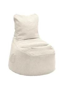 Sitzsack Cortona Cord Weiß