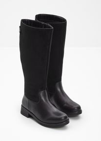 Bottes &agrave; tige large - noir - taille 37 - bonprix