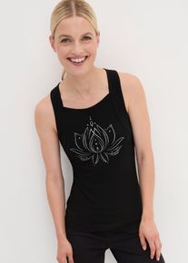 Débardeur de sport à bretelles croisées - noir - taille 50/52 (XL) - bonprix