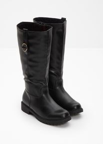 Bottes &agrave; tige large - noir - taille 42 - bonprix