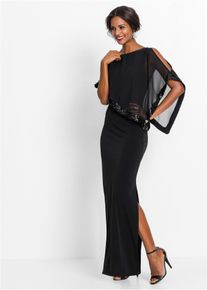 Robe en jersey &agrave; sequins - noir - taille 50 - bonprix