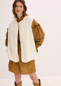 Gilet sans manches polaire - blanc - taille 42/44 (M) - bonprix