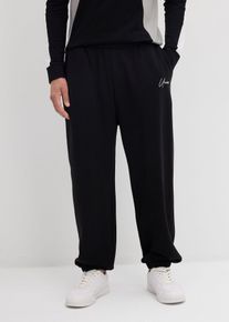 Pantalon de jogging ample 100% coton - noir - taille 58/60 (3XL) - 100% coton - bonprix