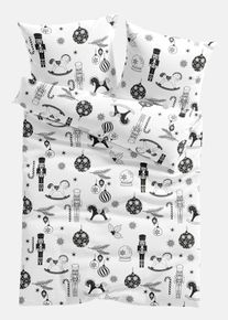 Parure de lit motif Casse-Noisette - blanc - taille 135x200 cm avec coton - bonprix