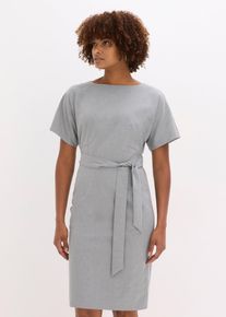 Robe fourreau &agrave; manches papillon - gris - taille 56 - bonprix