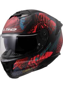 LS2 FF808 Stream II Jungle, full face helmet , color: Matt Black/Pink/Blue , size: 3XL