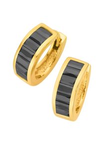 Damen Creole in Silber vergoldet 925 ,Gr&ouml;&szlig;e 0, WITT,