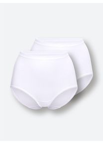 Dames Tailleslip in wit ,maat 36/38, WITT, 92% Katoen, 8% Elastan